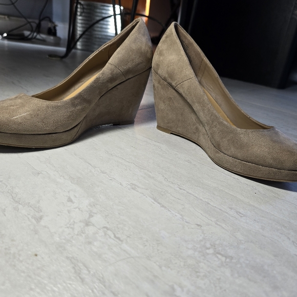 Apt. 9 Brown Faux Suede Ballet Wedges - Picture 3 of 3